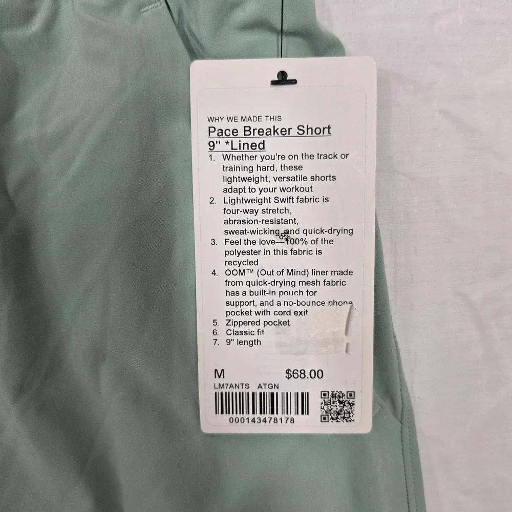 Lululemon Pace Breaker Short 9